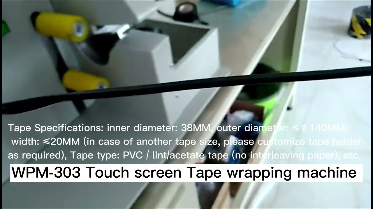 WPM-303 Tapemaskine med Touch Screen – Automatisk Kabel- og Ledningsbundtning