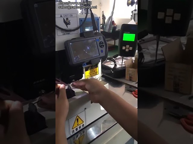 Elektrisk Servo Model Kobbertråd Båndsplejsningsmaskine Kobberstrimmel Tråd Krympning og Splejsningsmaskine