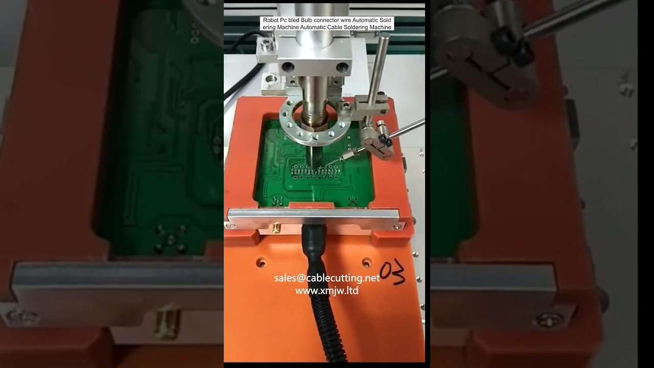 Automatisk lodde maskine til PC, pære og stik kabler | Robot lodde maskine