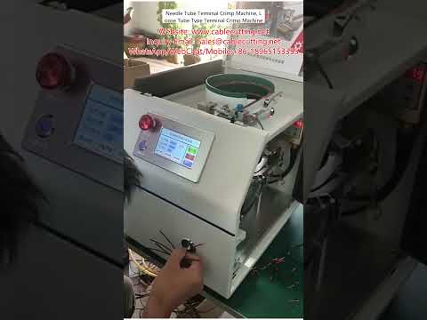 Præcisionsterminalcrimpemaskine til nålerør og løse rør - Automatisk trådbearbejdning