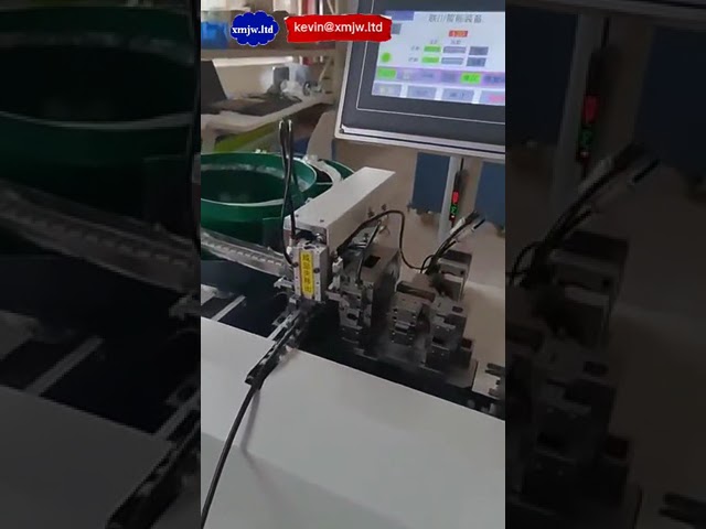 Semi-automatisk RJ-45 netværkskabel crimpemaskine med vibrationsplade