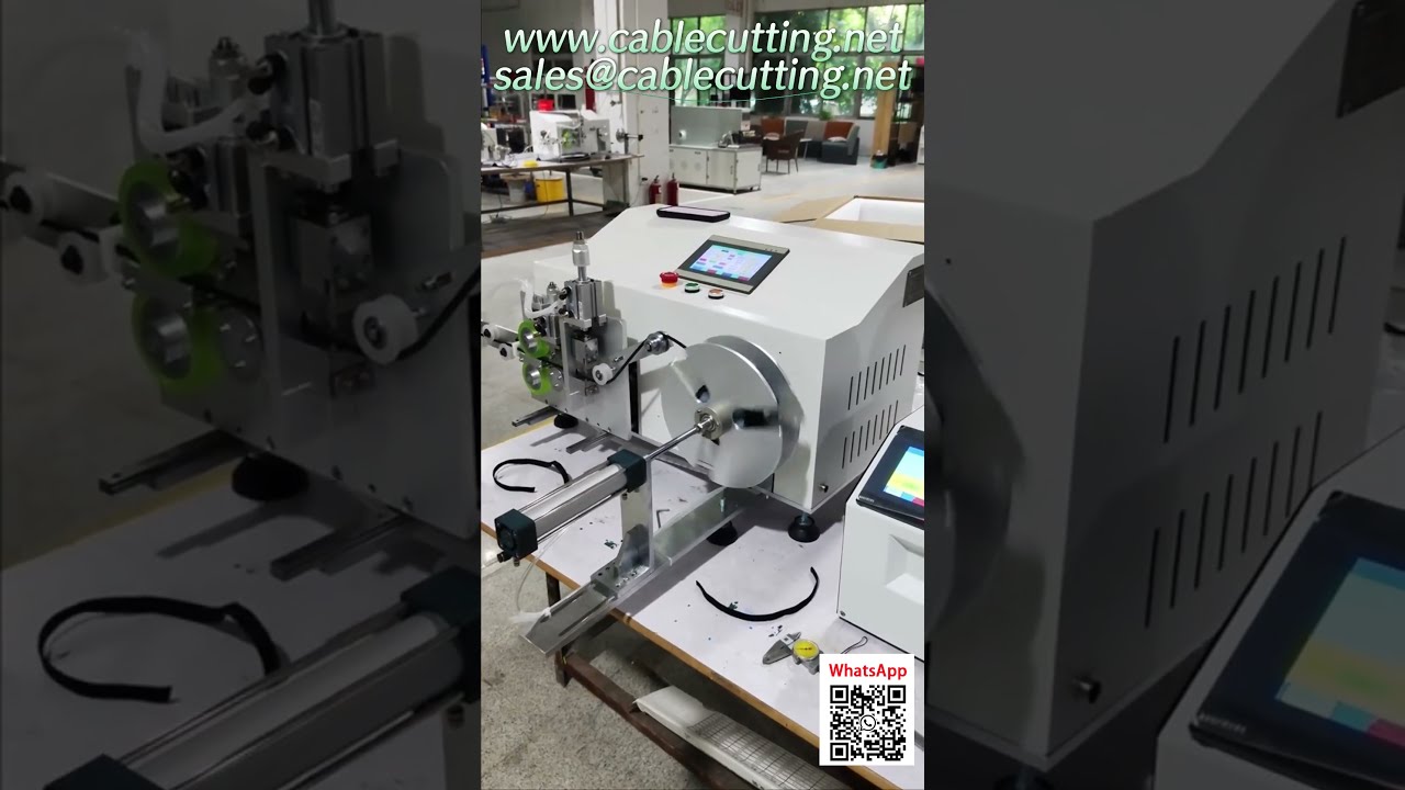 Se vores automatiske kabelrullermaskine i aktion – designet til ledningsnetindustrien