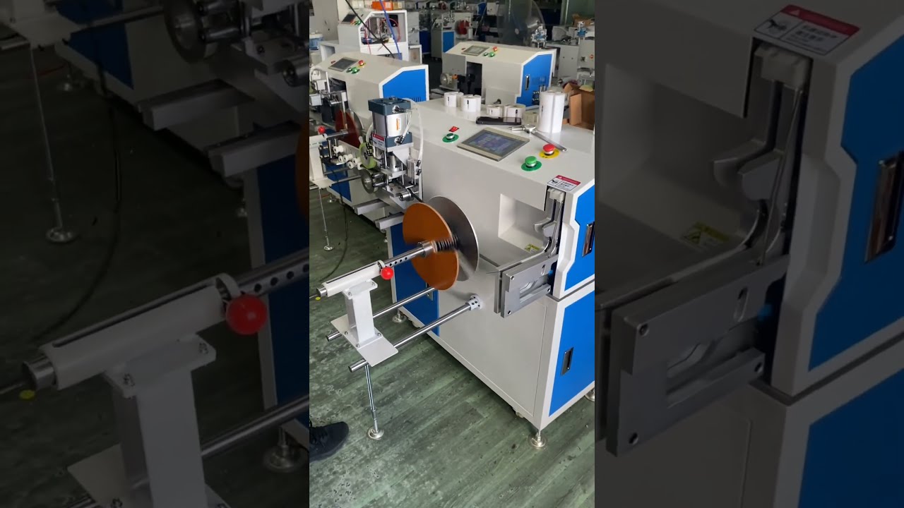 Fuldautomatisk maskine til optælling, sortering, skæring, vikling og binding af ledninger (1-16 mm)