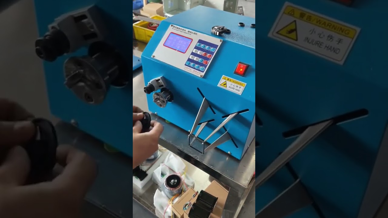 Gummiringeudvidelsesmaskine til kabelvikling og binding - Effektiv fabriksautomatisering