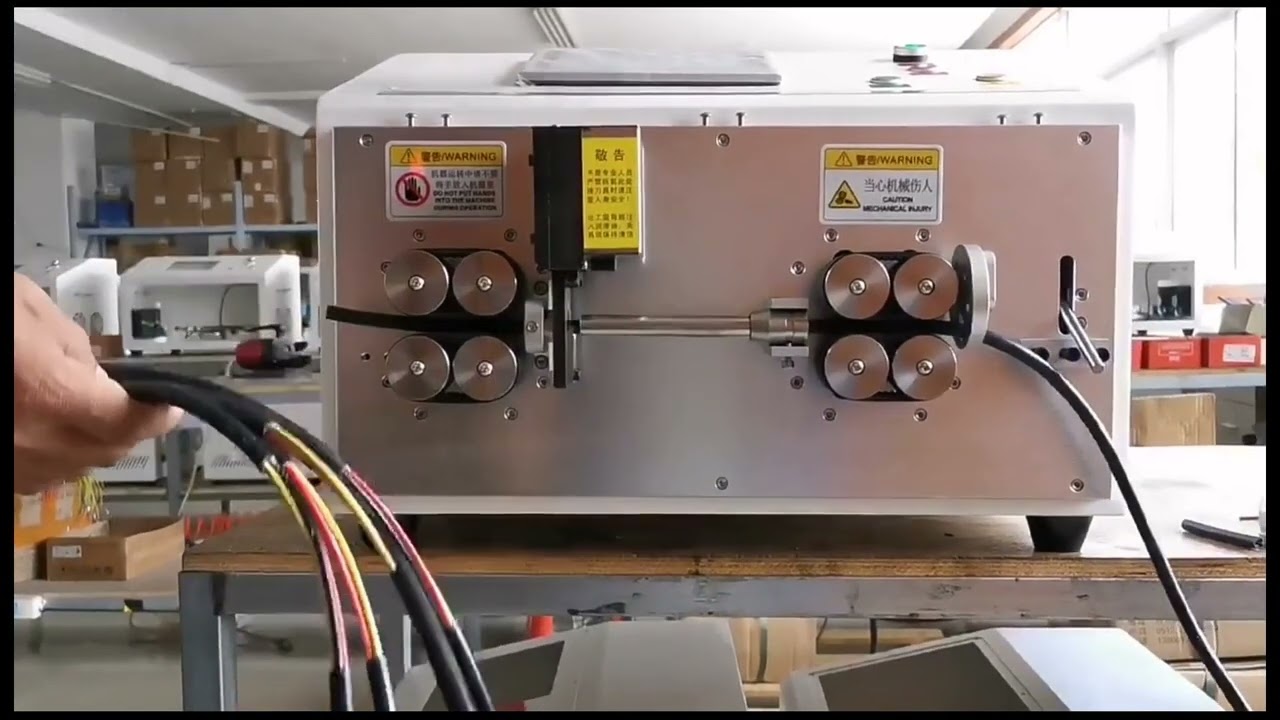 50mm2 Servo Motordrevet Kraftig Kabelafkortnings- og Strippemaskine til Industrielt Brug