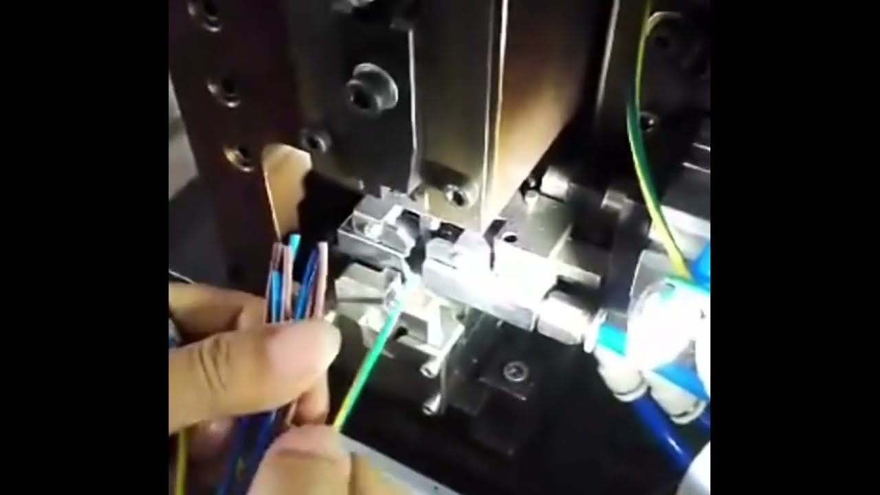 Mute 2T Direkte Fodring Terminal Krympemaskine | OEM Pneumatisk Ledningskrymper