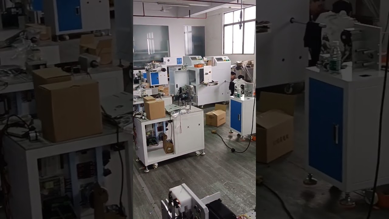 Automatisk meteroptællings- og viklemaskine – Fabriksvideo #maskine