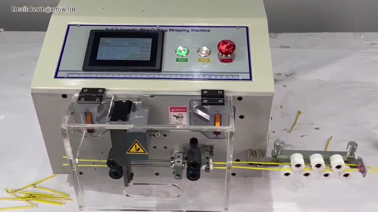 Dobbelt Ledning Automatisk Afisoleringsmaskine med Berøringsskærm SWT508SDB2S 220V/110V - Effektiv Kabelafisolering