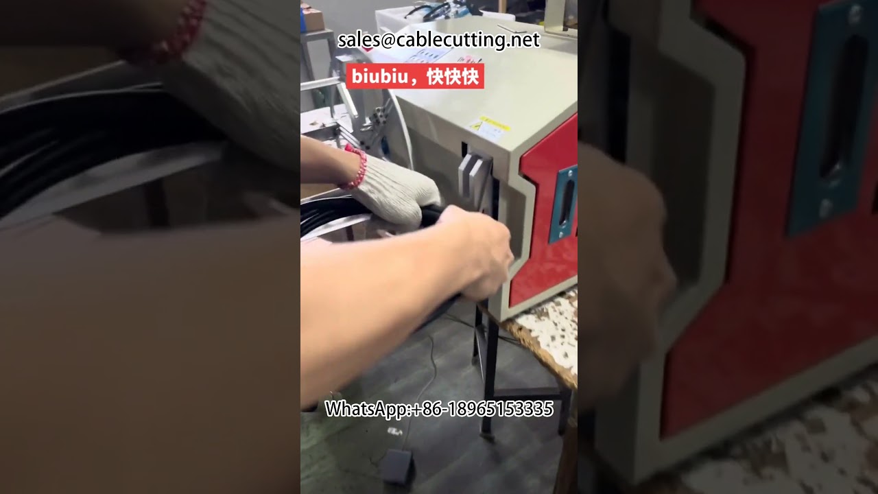 Effektiv datakabel-viklings- og bindemaskine til automatisering