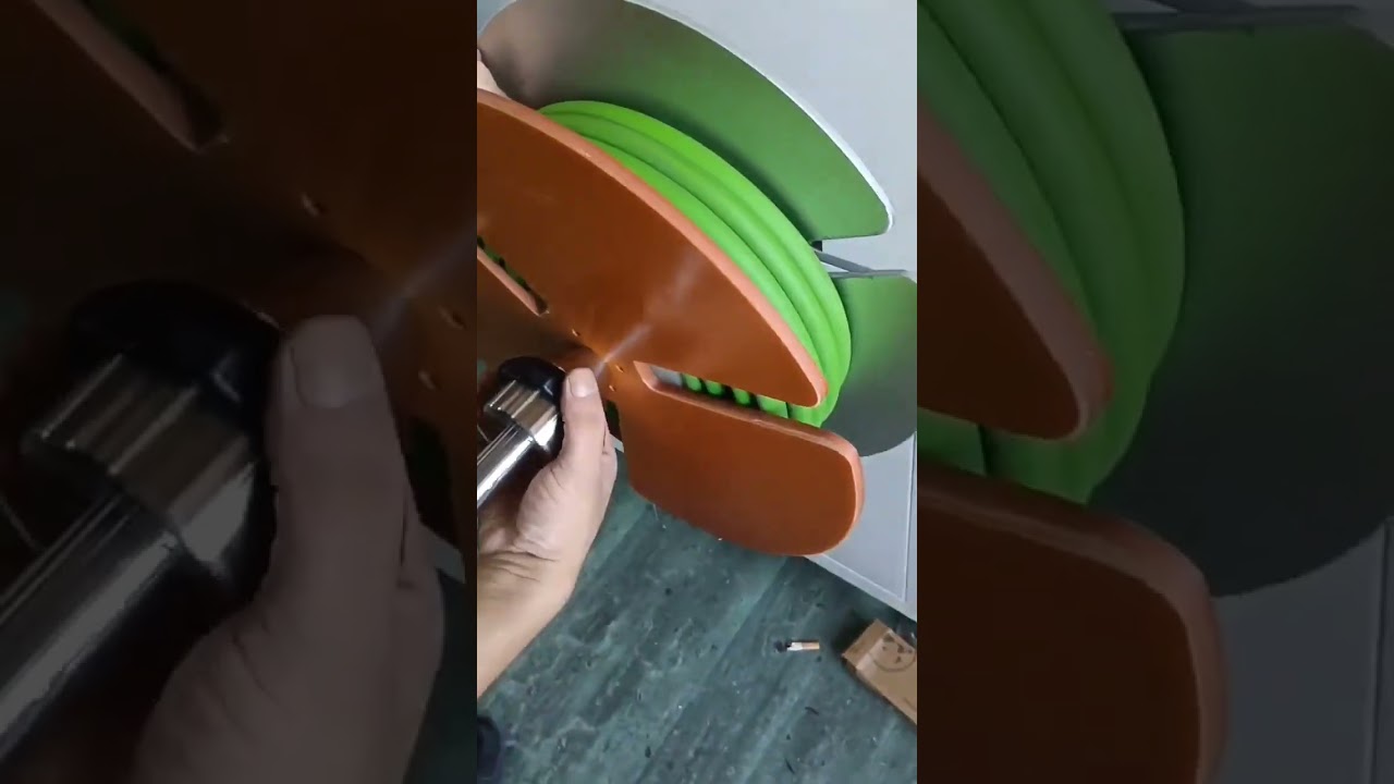 Automatisk tælling, sortering, skæring & oprulemaskine til gummislanger (1-16 mm) - Pneumatiske slanger