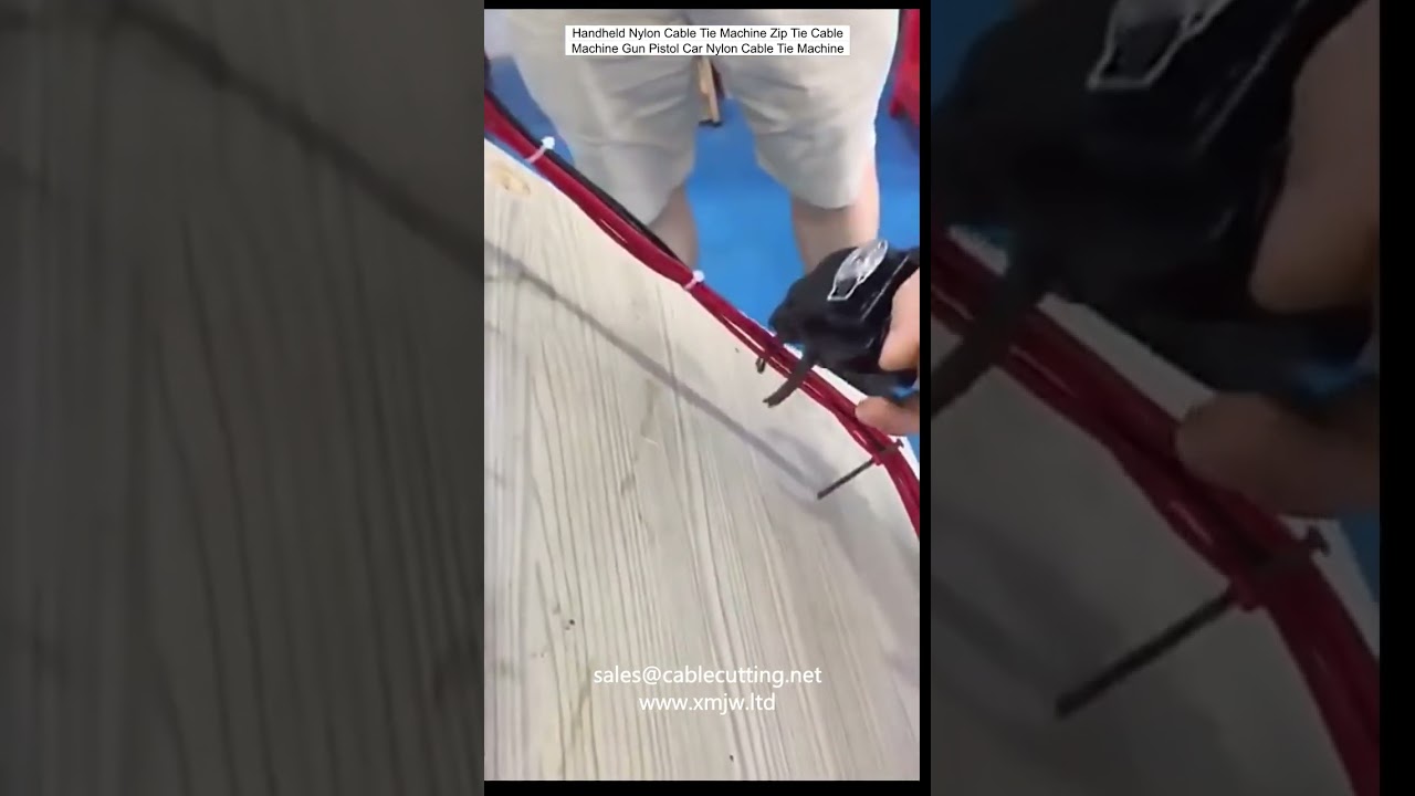 Håndholdt nylon strips pistol - kabelbindingsmaskine til bil og industri