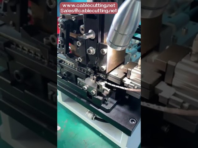 Semiautomatisk afisolerings- og krympemaskine med OTP automatisk afisolering