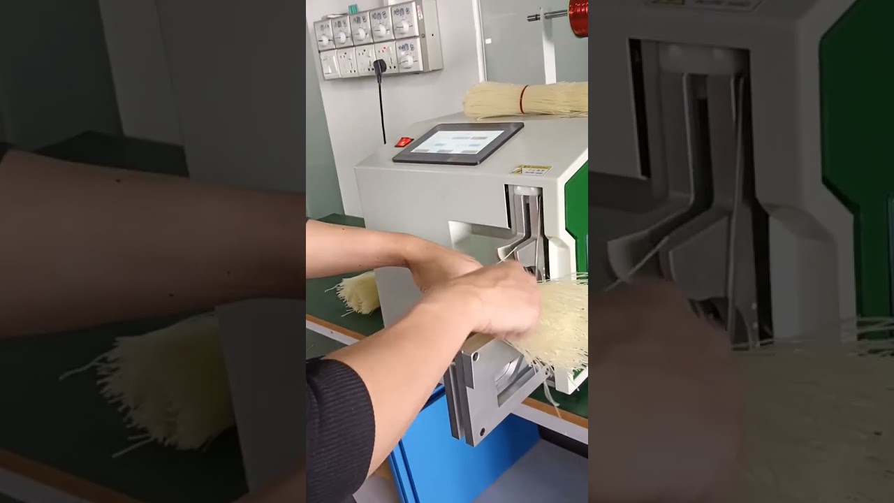Bundemaskine til at binde ventilatorer – eksempel på brug #fabrik #maskine