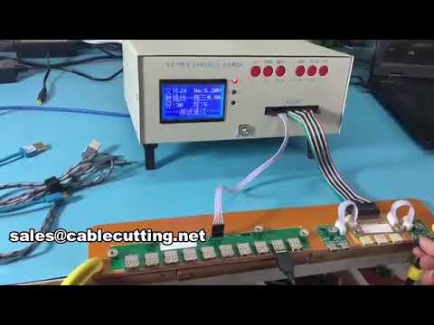WPM-8681 USB-kabel testmaskine – Automatisk kvalitetskontrol til ledningssamlinger
