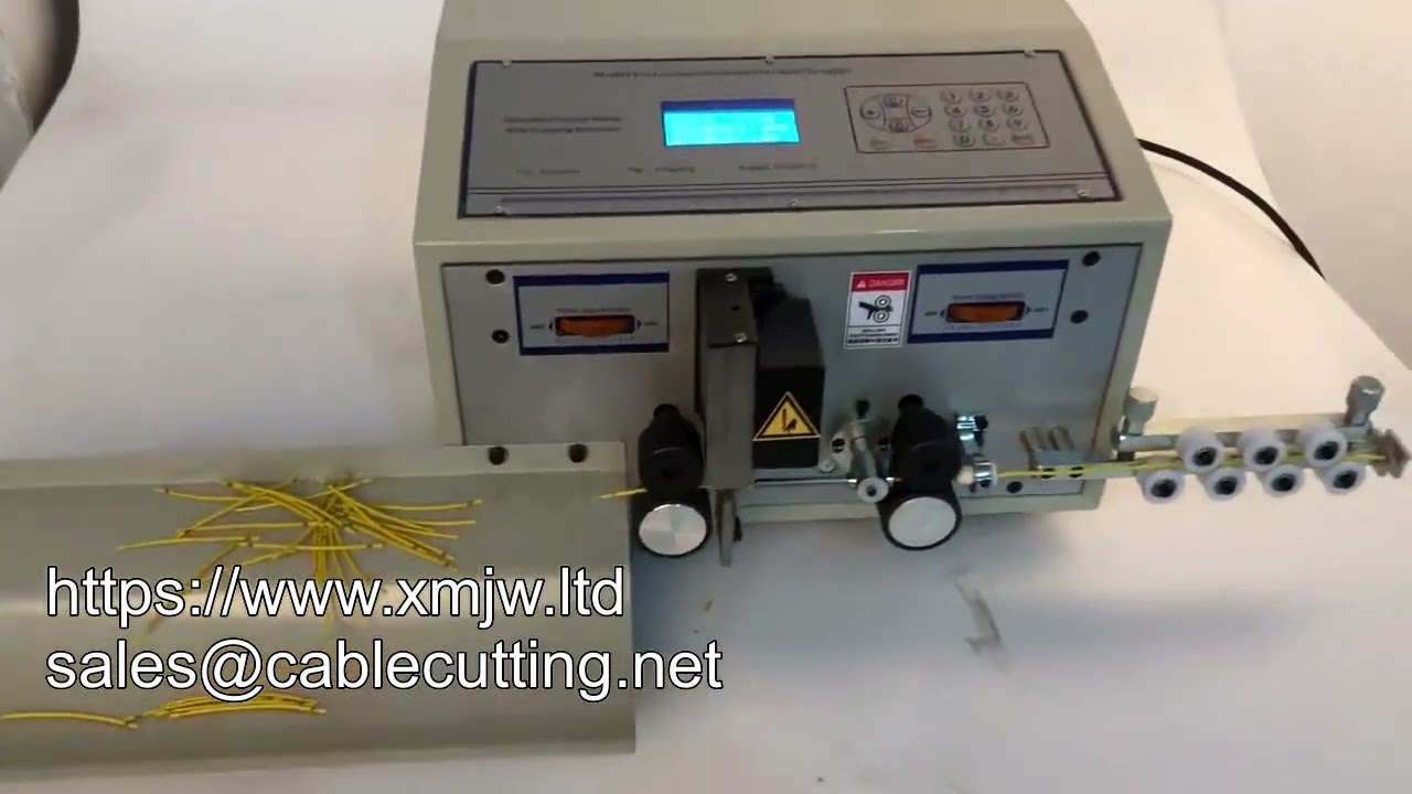 Automatisk kabelafisoleringsmaskine til skæring og afisolering af ledninger