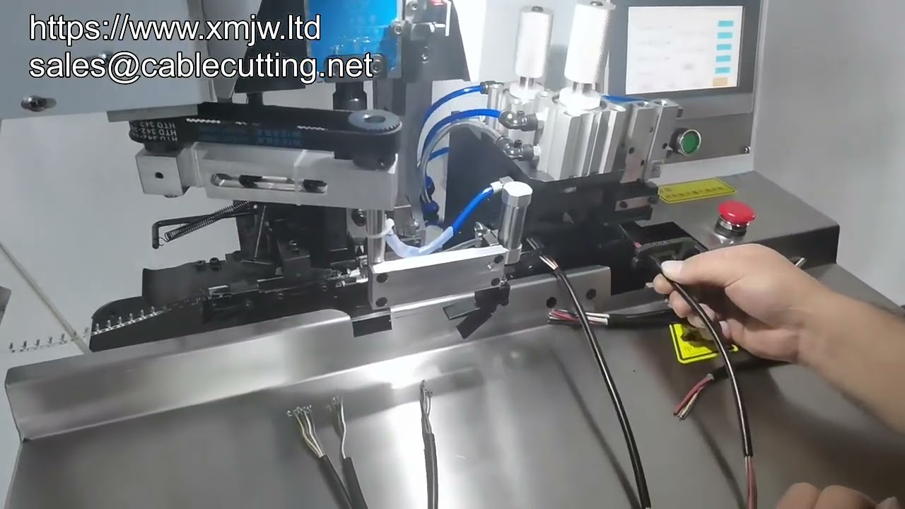 Fuldautomatisk kappeafisolerings- og terminalmaskine - præcis kabelkappeskæring og afisolering