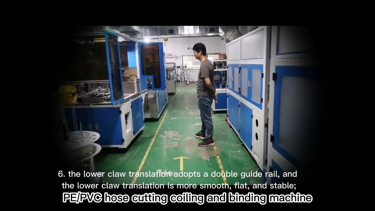 Effektiv PE/PVC-slange maskine: Skæring, spoling og binding – automatiser din produktion