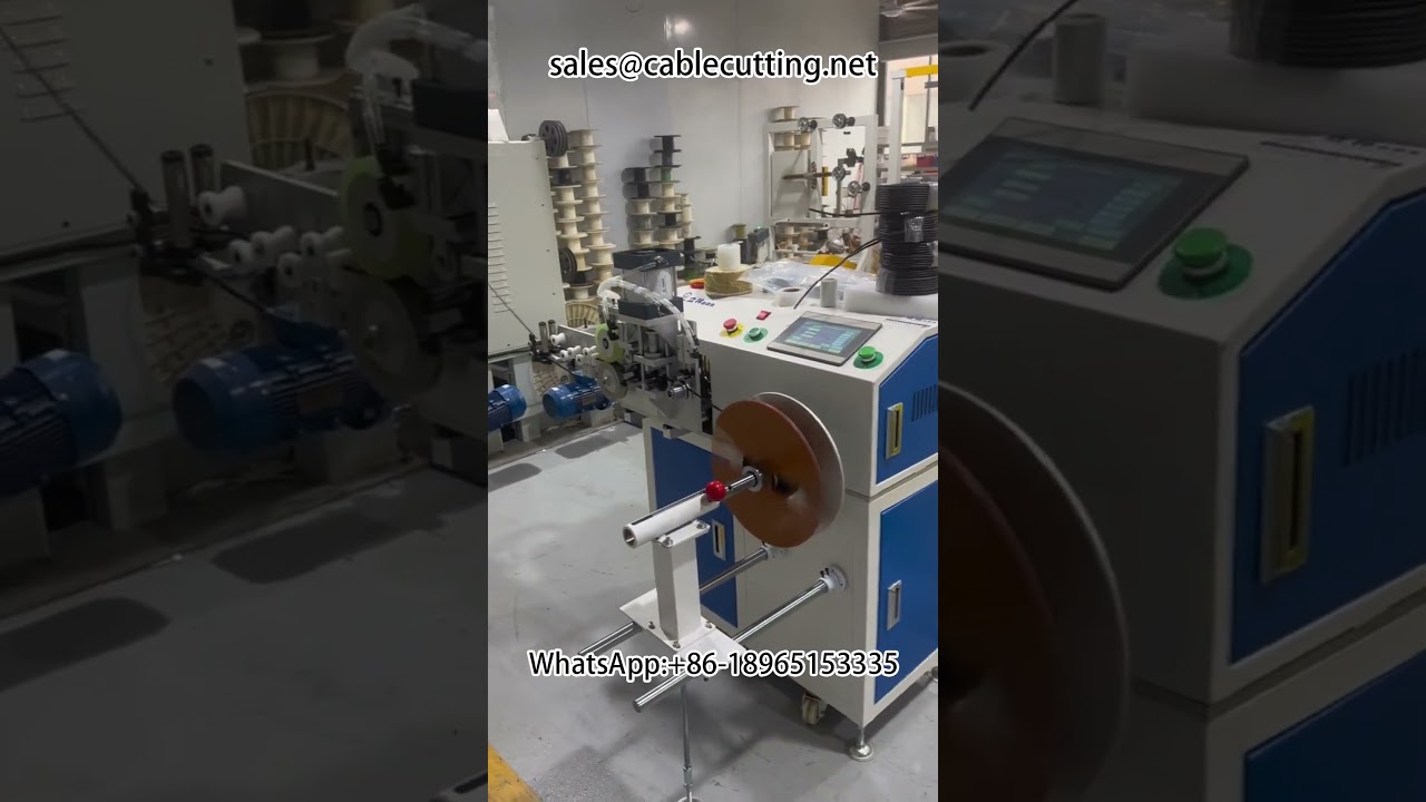 Meteroptællings- og viklemaskine til store og små spoler – præcis optælling, vikling og skæring