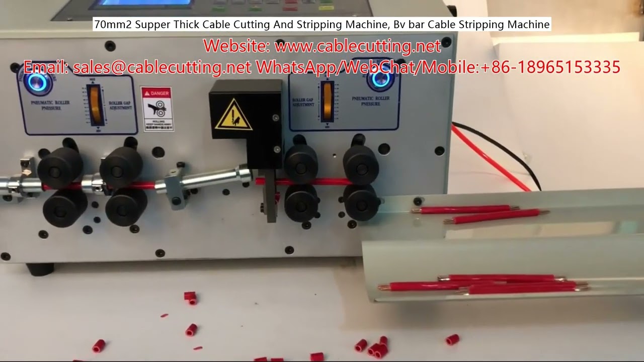 70mm² Super Tykt Kabel Skære- og Afisoleringsmaskine - BV Stang Kabelafisolering