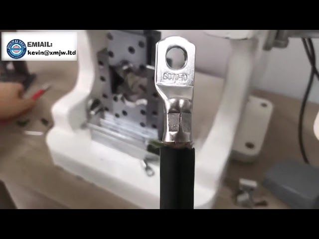 Multifunktions PLC trykskærm hydraulisk kabelskotkrympemaskine 7-70 mm² kvadratisk trådpresning