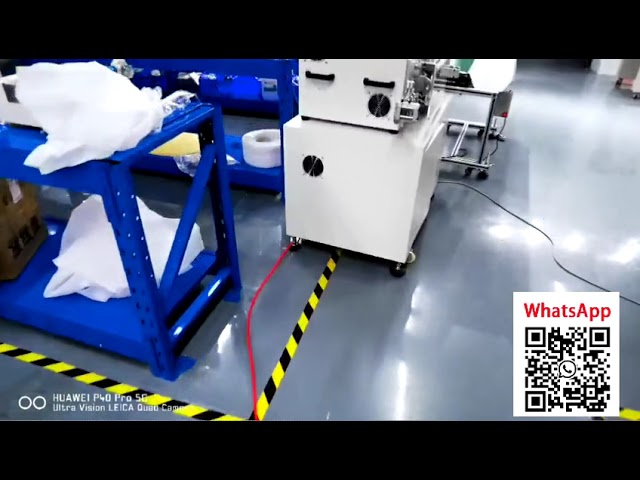 70mm² afisoleringsmaskine med automatisk oprulning & 50mm² med robotarm + transportbånd