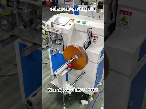 Automatisk metertællende vikle- og bindemaskine til tråd – del store ruller op i små