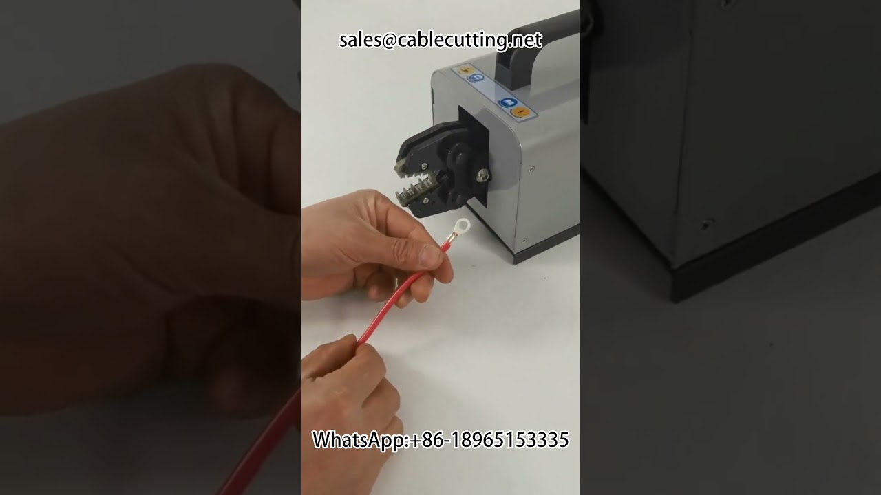 Elektrisk terminalkrympemaskine | Automationsudstyr til hurtig og præcis produktion
