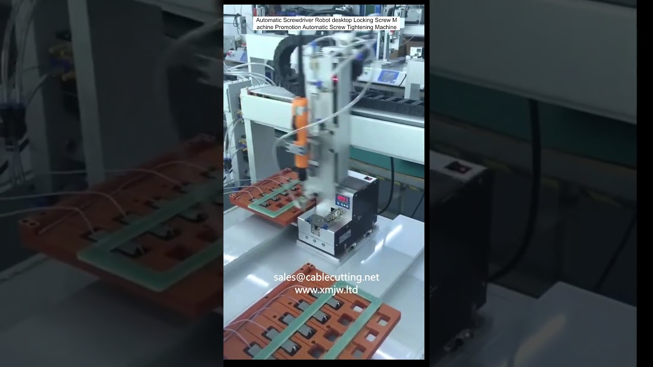 Automatisk skruetrækkerrobot til bordmontering – præcis låseskruemaskine