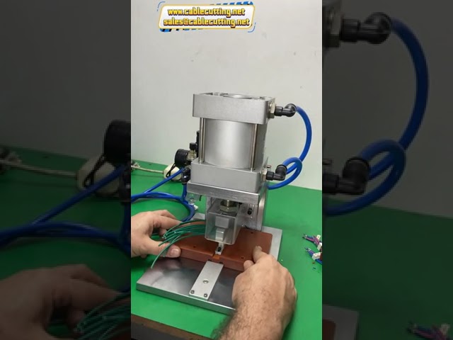 Pneumatisk IDC-stik Krympemaskine til Effektiv Kabelproduktion