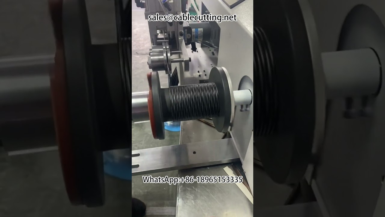 Automatisk trådtællingsmaskine med optælling, oprulning og afskæring