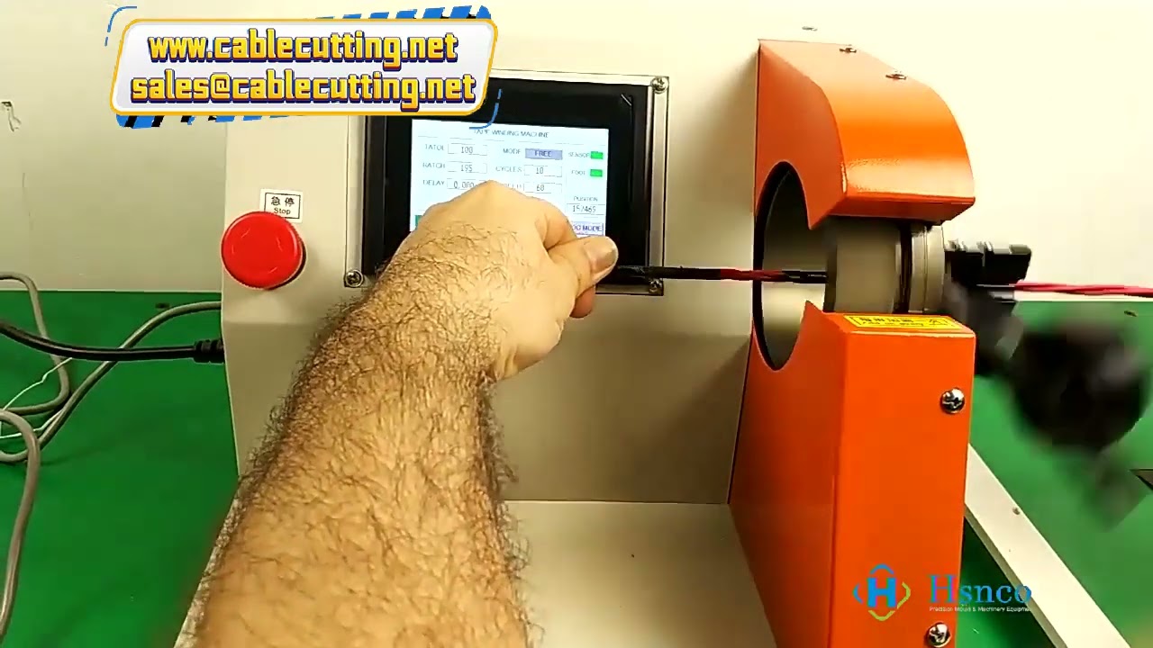 PVC Tape Point Winding Machine | Kabeltapemaskine til spotindpakning