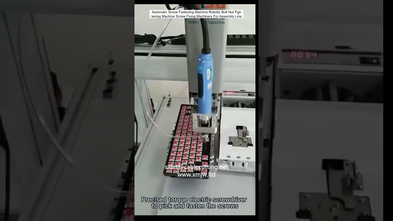 Automatisk Skrufastspændingsmaskine Robot Bolt Møtrik Tilspændingsmaskine