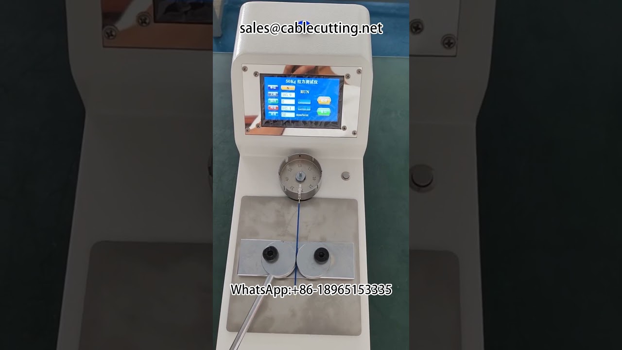 Trækprøvemaskine & Terminalafisolering til Ledningsnet #Testudstyr