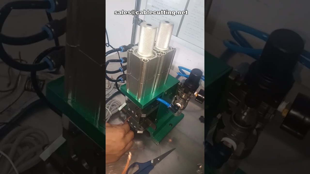 Vertikal afisoleringsmaskine til ledninger | Automatisk ledningsafisoleringsudstyr