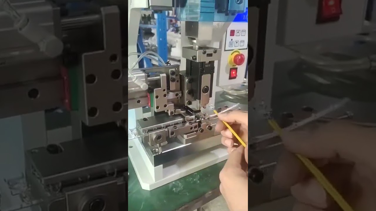 Europæisk pneumatisk horisontal crimpeapparat | 40 mm slaglængde, 0,02 mm præcision