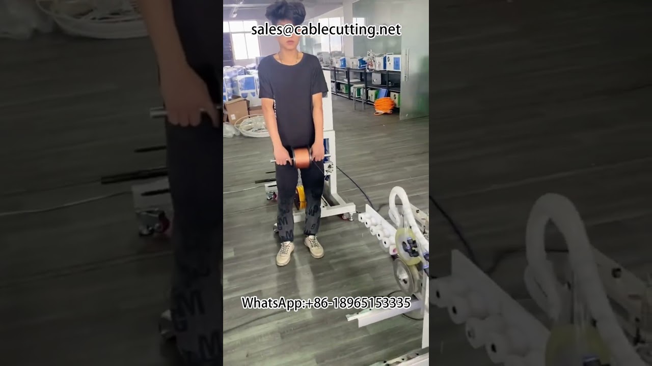 Flettet Kobbertråd Viklemaskine | Effektiv Trådbearbejdning | #Viklemaskine #Kobbertråd #Kabelproduktion