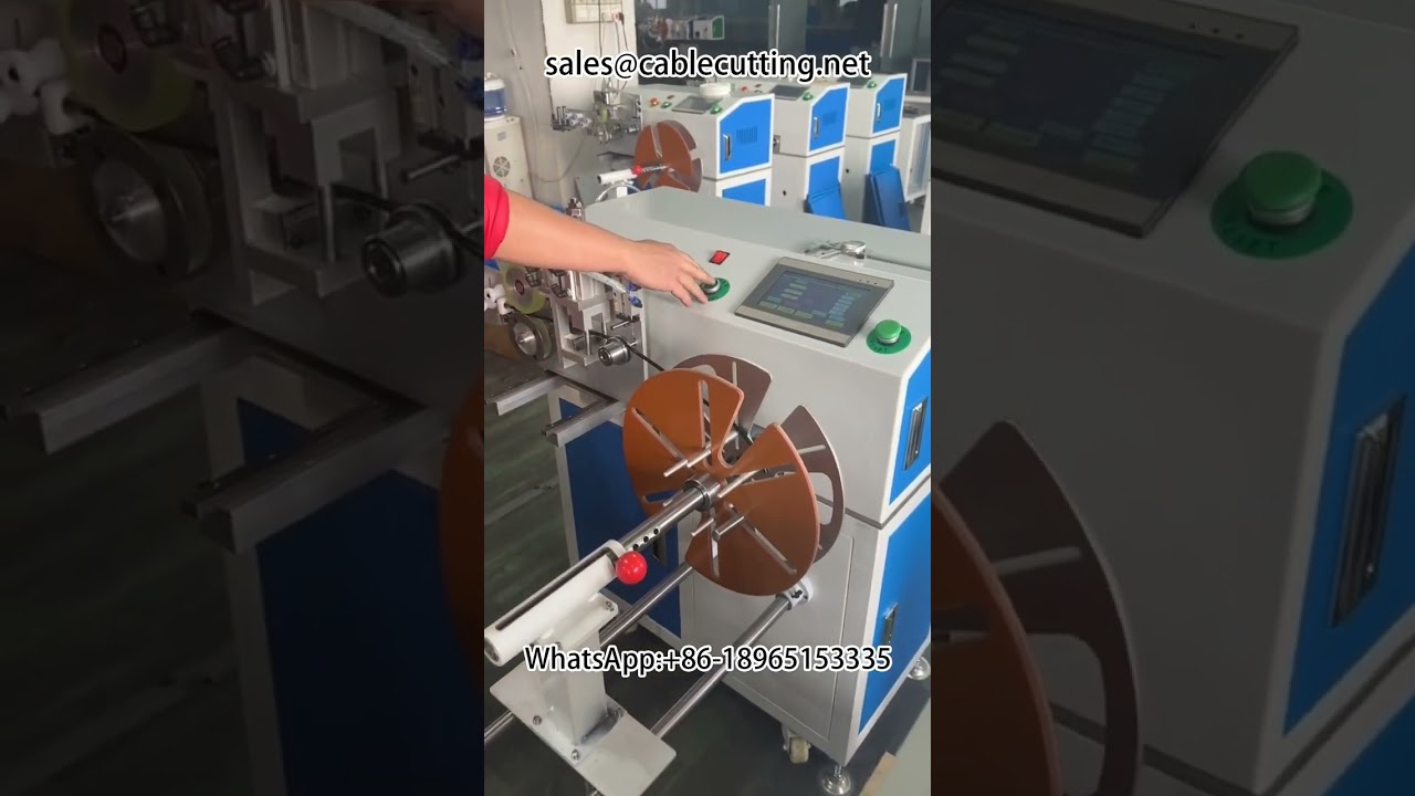 Automatisk meter-tælling, sortering, skæring og optrækningsmaskine | Effektiv kabelproduktion