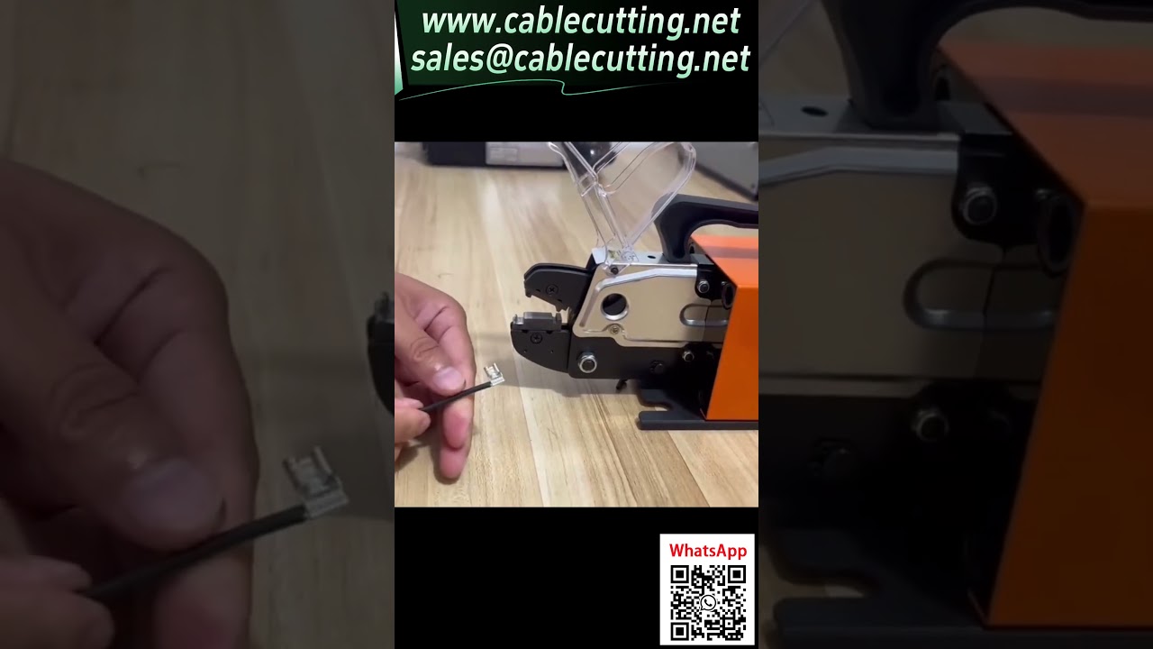 AM-10 Pneumatisk Crimpemaskine | 1,3 tons kraft | Flagterminal Crimpning Demonstration | Udskiftelige Matricer #automatisering