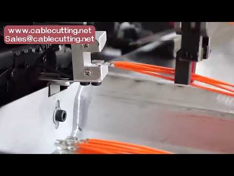 Automatisk 5-enders crimpemaskine | Computer & elektrisk flerkernet wire - skæring, afisolering & crimpning