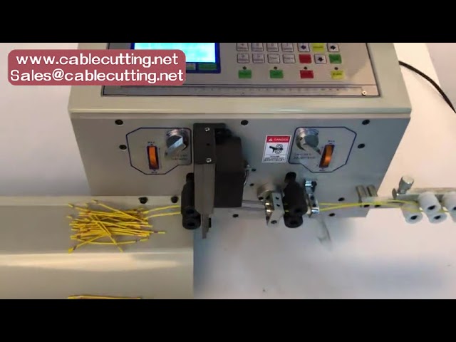 Automatisk afisolerings- og skæremaskine til USB-, bånd- og strømkabler