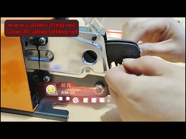 AM-10 Elektrisk Dynamisk Krympemaskine til Terminaler - Automatisk Koldpresning