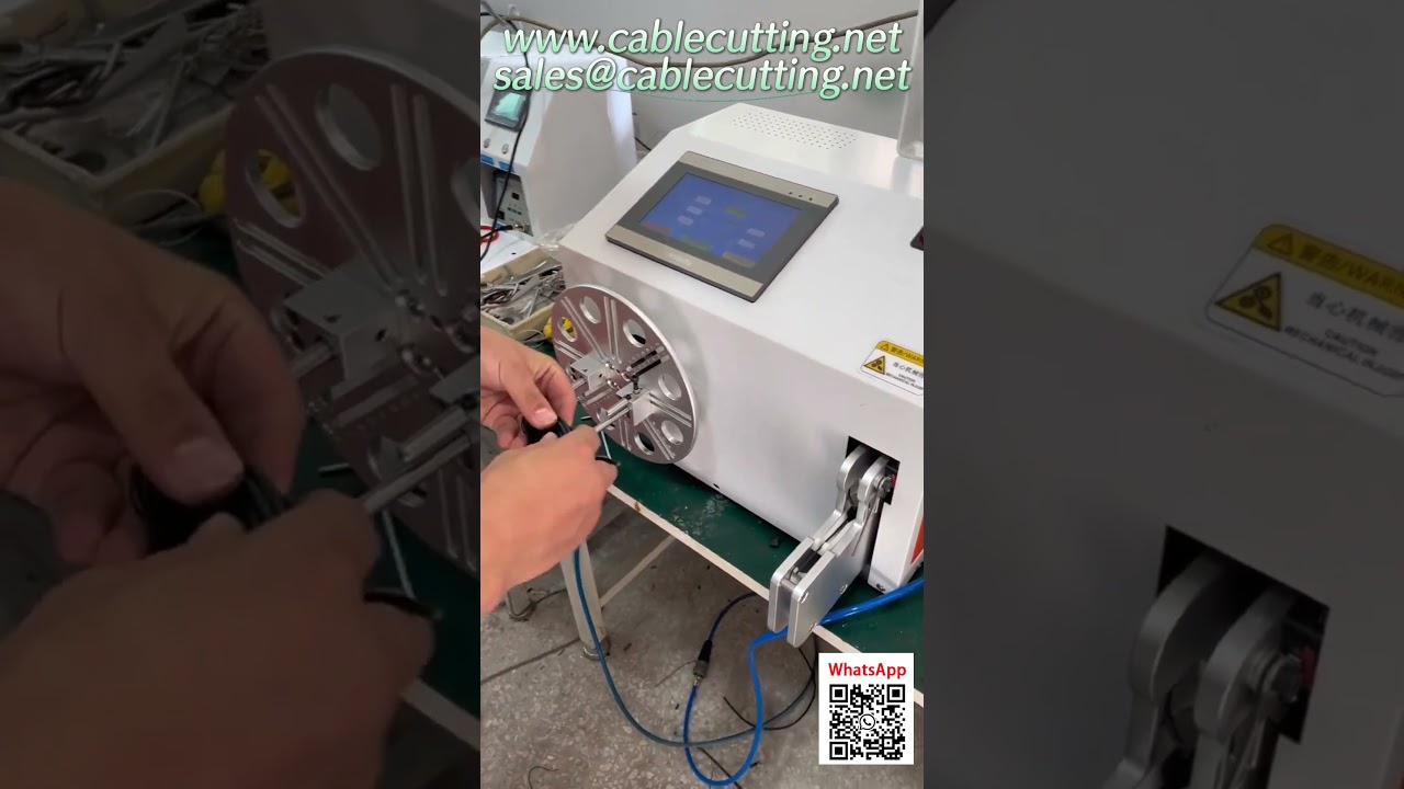 Halvautomatisk kabelbindings- og samlemaskine – optimér din produktion