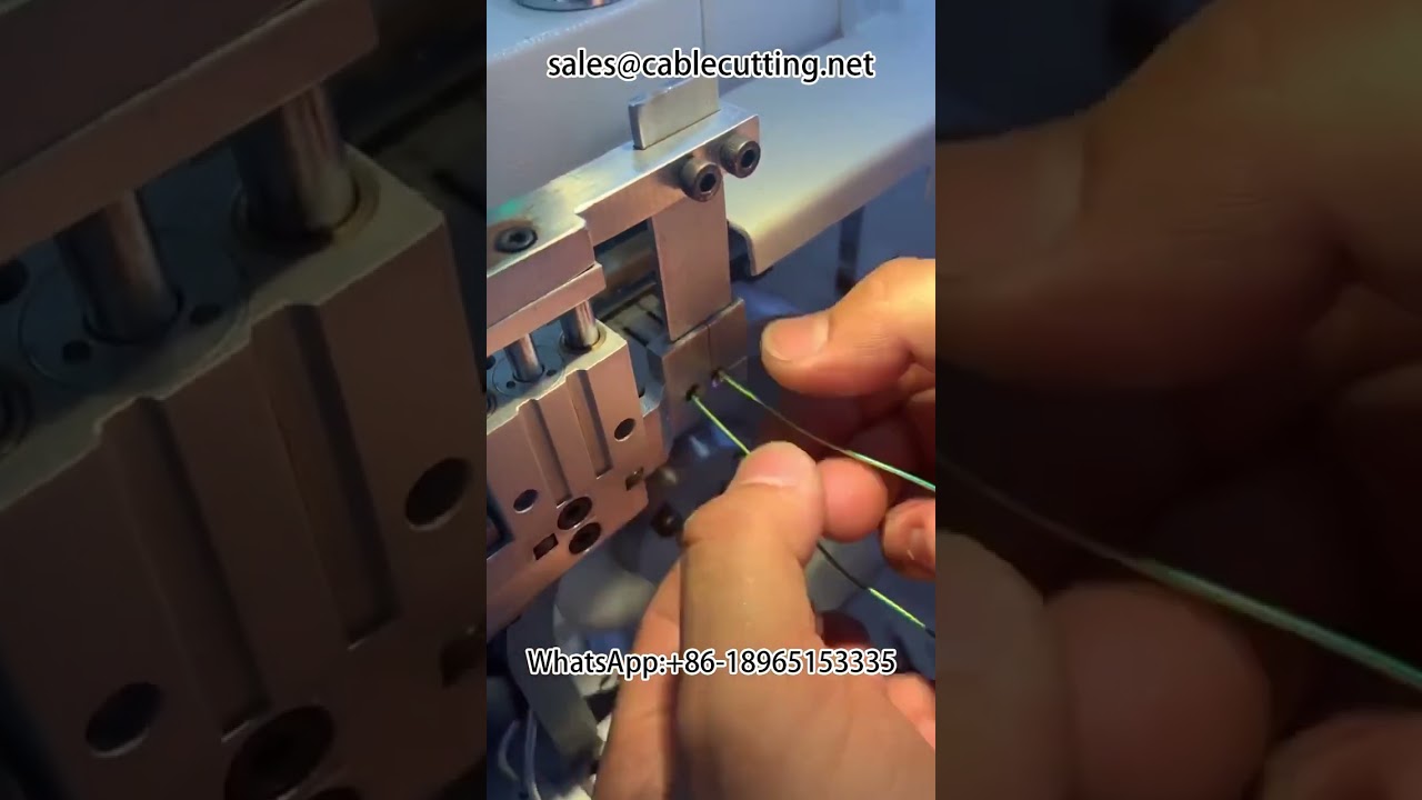 Automatisk krympeslange maskine | Varmekrympeslange automatisk klipning, gevindføring & tørring | Intelli