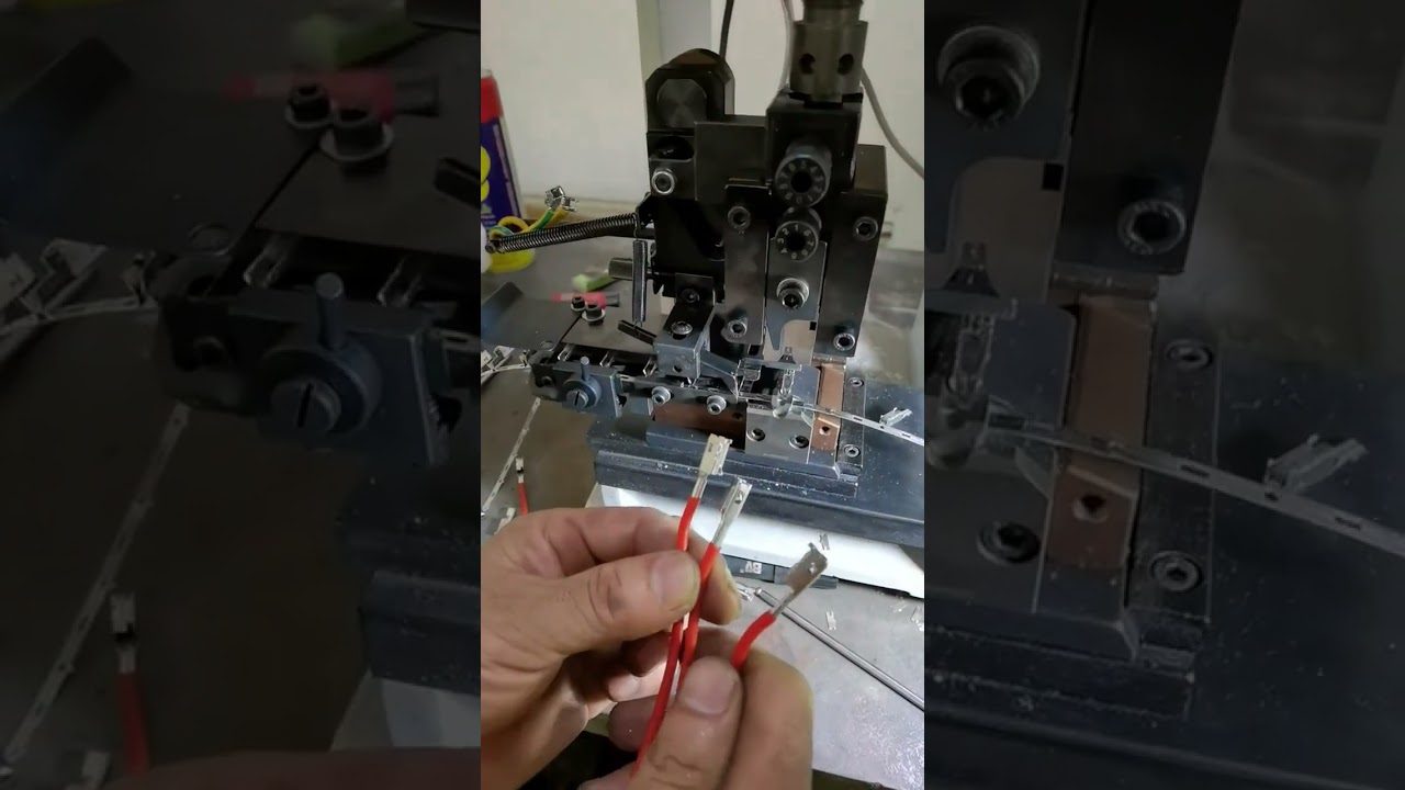 Servo terminalmaskine + vandret formcrimpning - ægte video fra fabrikken #maskine #værktøj #automatisering