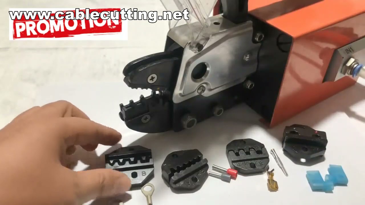 Semi-automatisk pneumatisk terminalkrympemaskine | Terminalkrymper