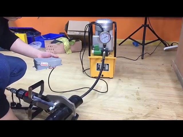 700A Elektromagnetisk Hydraulisk Pumpe med Fodkontakt – 380V, 7L