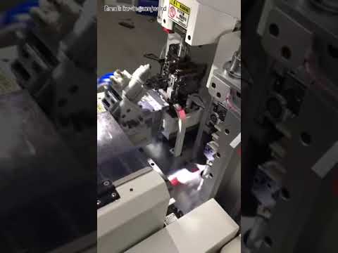 Fuldautomatisk servo wire skære-, afisolerings- og dobbeltterminalcrimpemaskine - Linje C